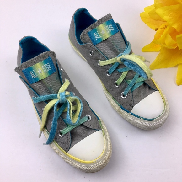 converse blue yellow
